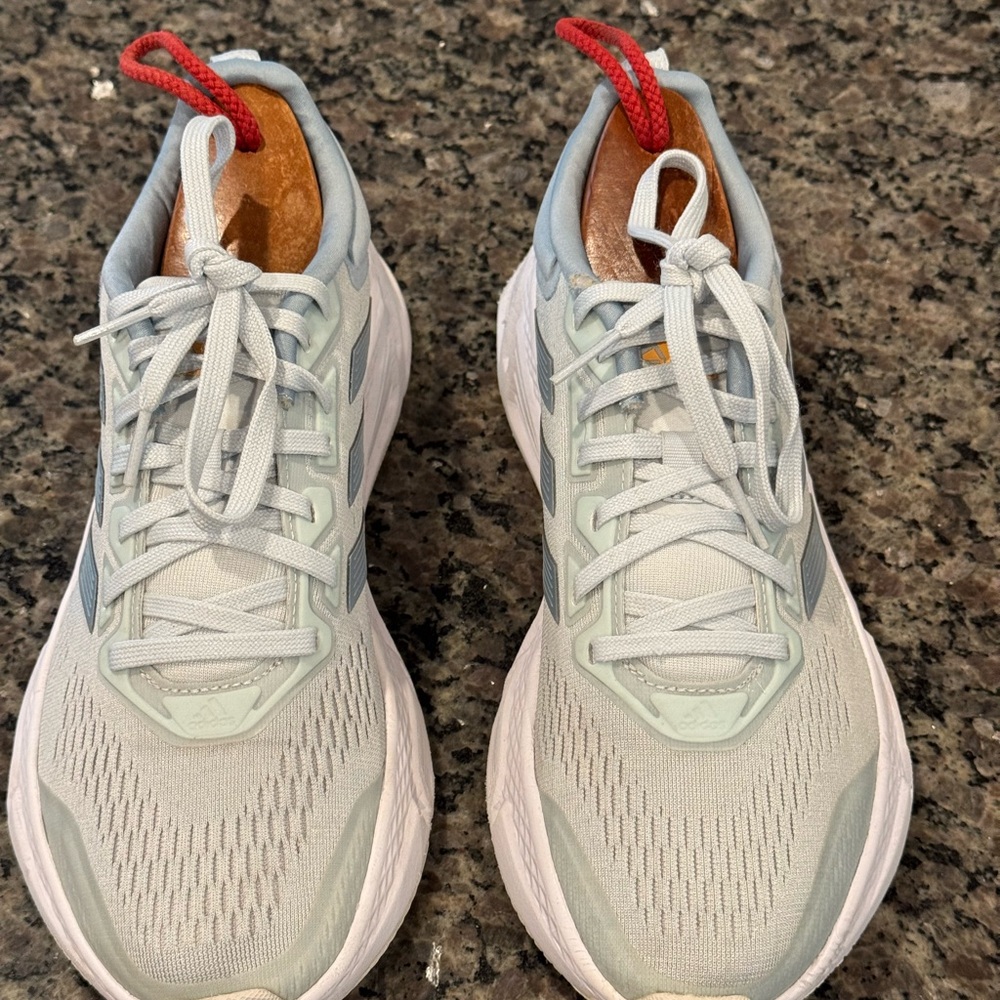 Adidas Ultra Boost Women’s Size 8M Athletic Shoes Mint Green & White - Picture 12 of 14